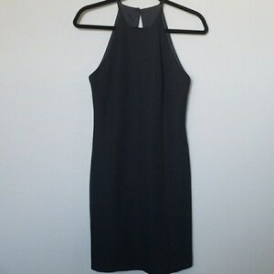 Laundry by shelli segal Whimsigoth Witchy black sleeveless ladies dress 10 Y2K